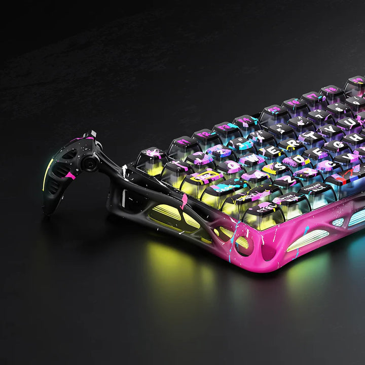 Teclado mecánico Gamer GravaStar MERCURY V75 PRO HE Cableado Ingles- Hall Effect Switch - Achorao