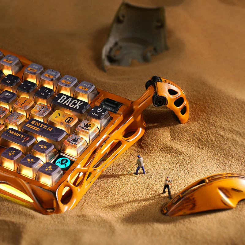 Teclado mecánico gamer Gravastar Mercury K1 Pro, inalámbrico - Achorao