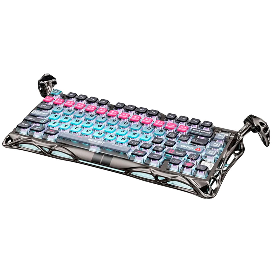 Teclado mecánico gamer GravaStar MERCURY V75 PRO HE Cableado Ingles UFO MAGNETIC SWITCH