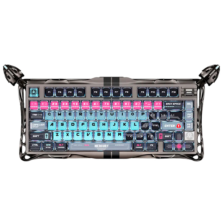 Teclado mecánico gamer GravaStar MERCURY V75 PRO HE Cableado Ingles UFO MAGNETIC SWITCH