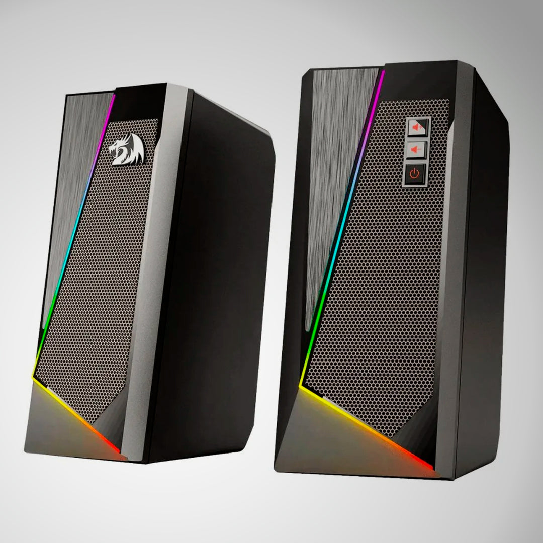 Parlantes gamer Redragon Anvil GS520 RGB estéreo 2.0 - Achorao