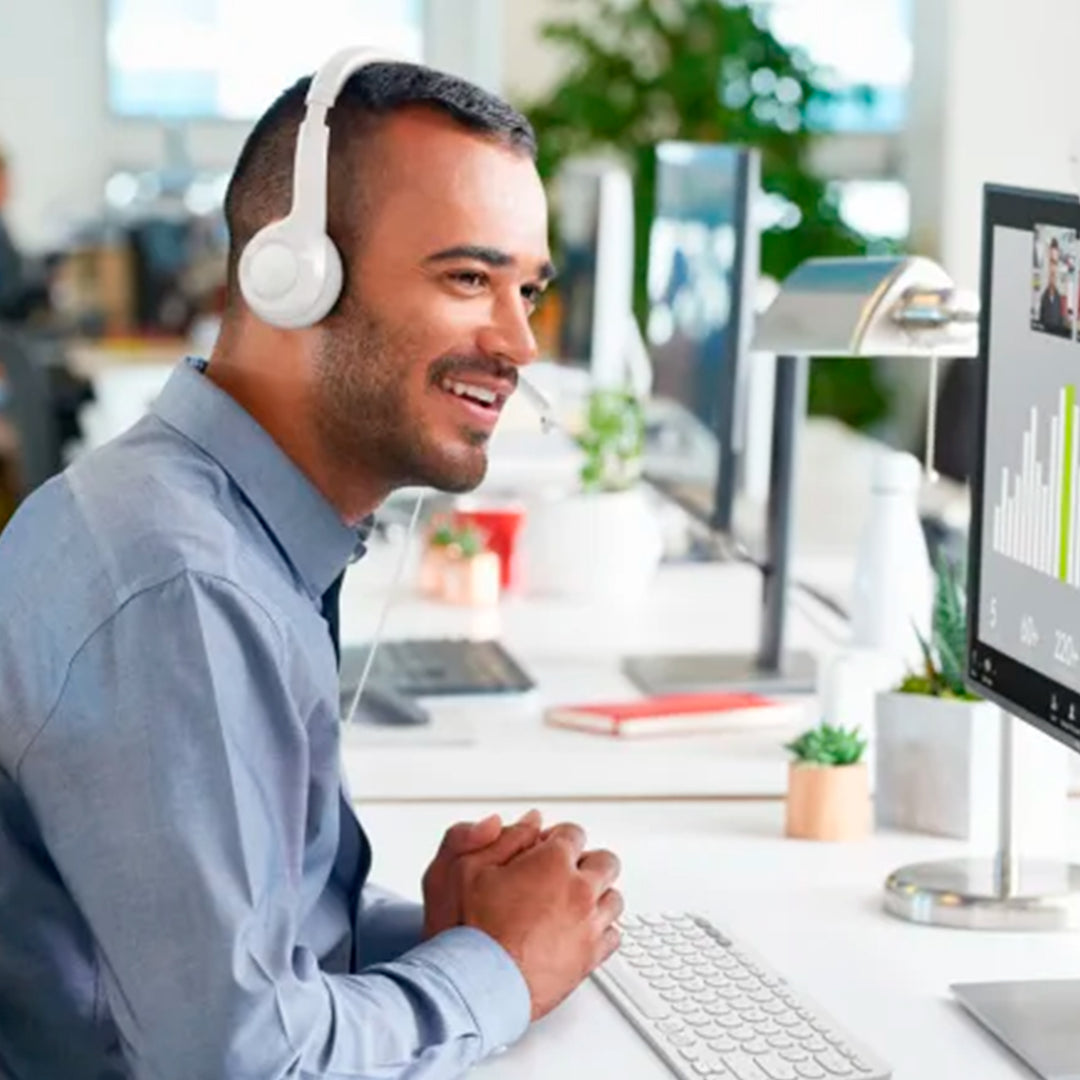 Audífonos con micrófono Logitech H390 USB-C - Achorao