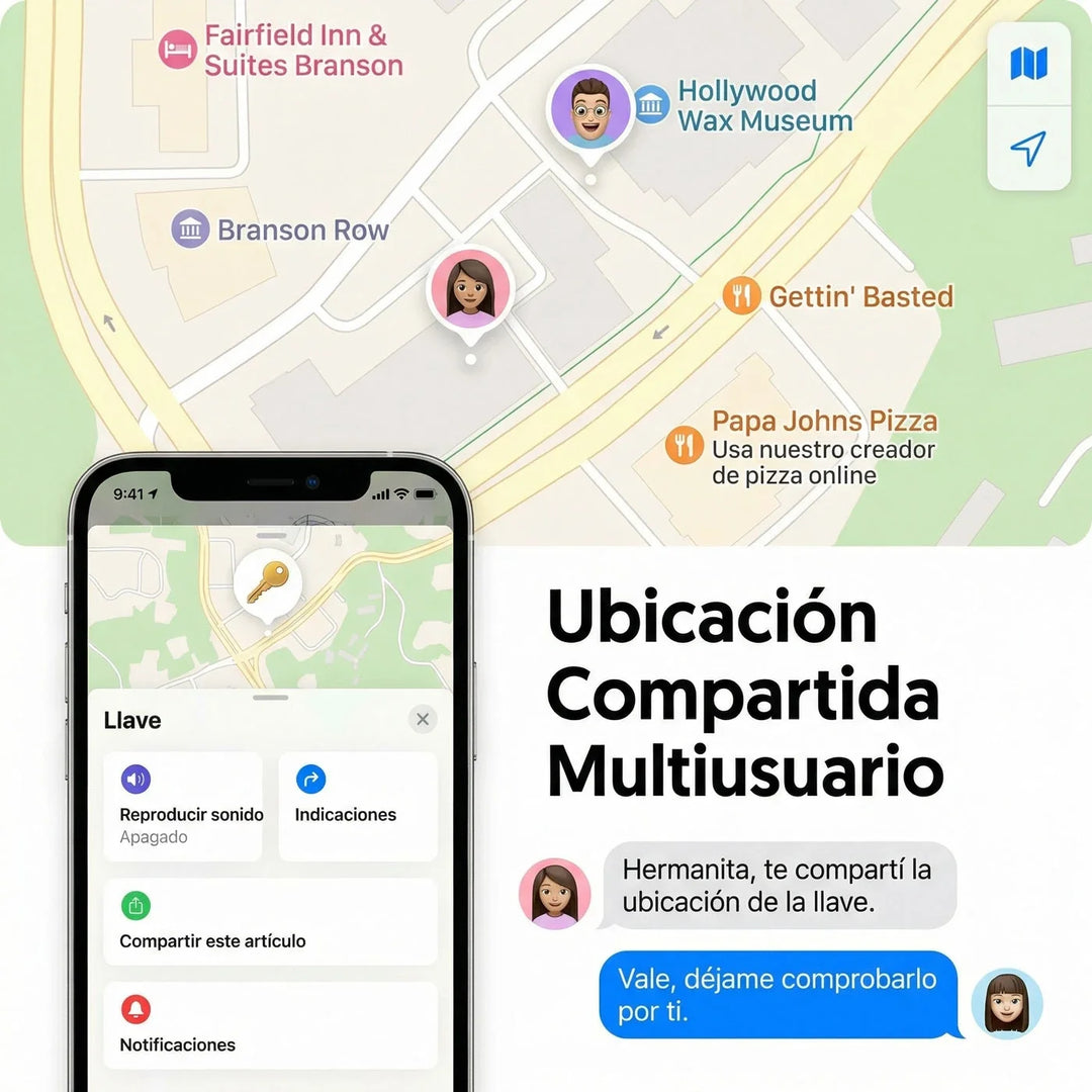 Rastreador inteligente Bluetooth UGREEN Finetrack con soporte para Samsung SmartThings CM829