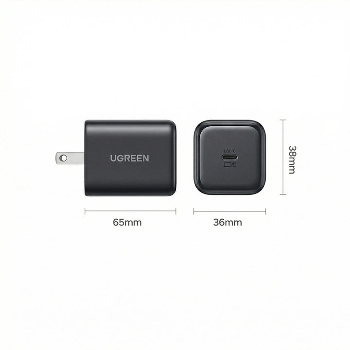 Cargador de carga rápida UGREEN 45W USB-C GaN Fast Charger US 65050B X524