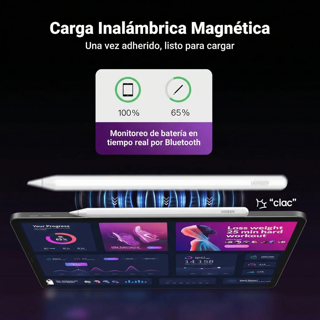 Lápiz inteligente UGREEN Smart Stylus Pen para iPad LP653