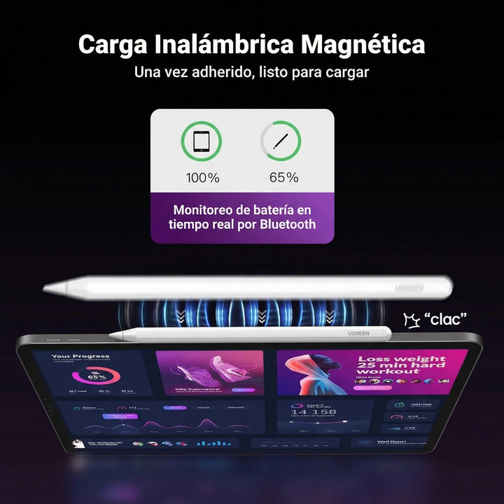 Lápiz inteligente UGREEN Smart Stylus Pen para iPad LP653