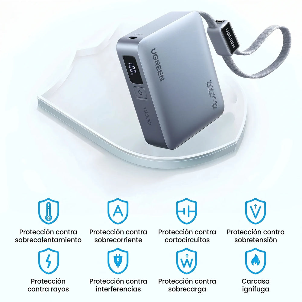 PowerBank Ugreen 33W, 10000mAh, PB584 - Achorao