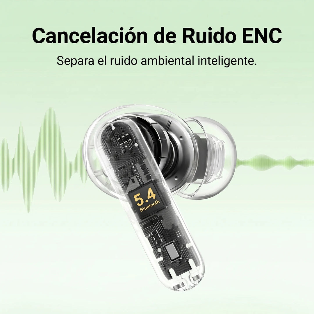 Audífonos inalámbricos UGREEN HiTune P3 con cancelación de ruido, True Wireless Earbuds WS207 White