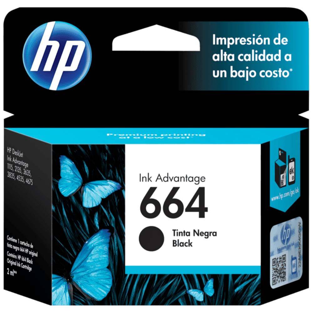 Cartucho de tinta HP 664 Original Ink - Achorao