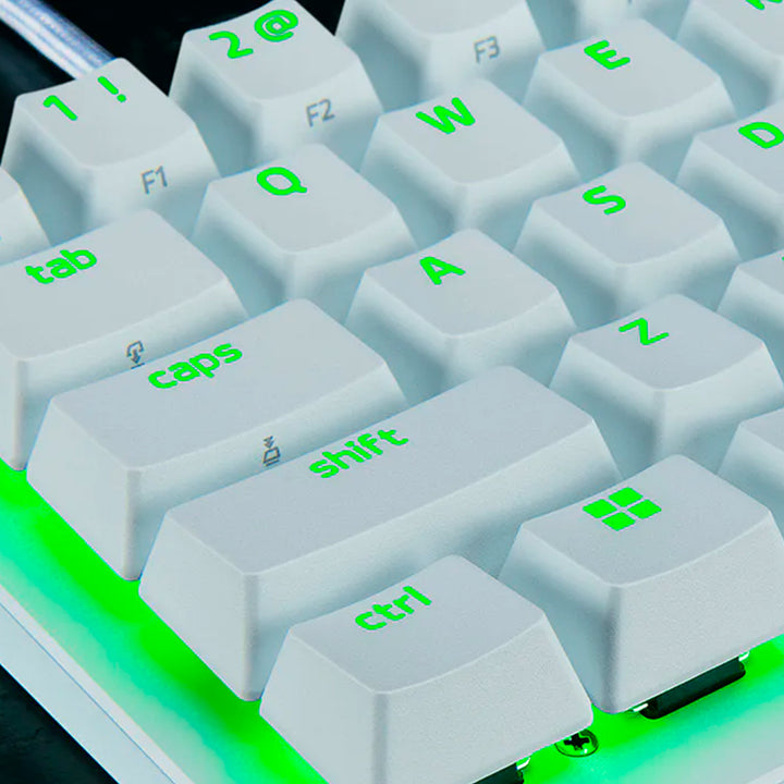 Teclado Gamer Razer Huntsman V3 PRO Mini Opto Mechanical Switch Analogico US White - Achorao
