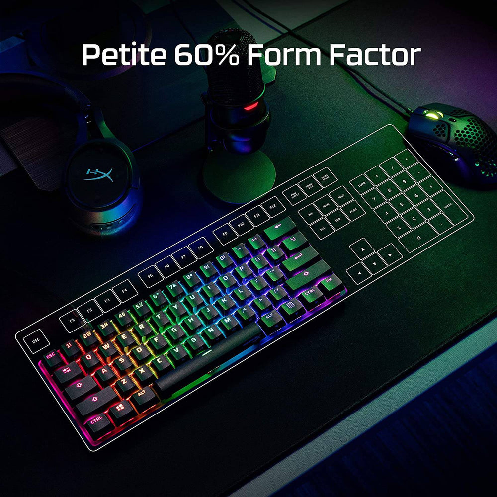 Teclado Gamer HyperX Alloy Origins 60% Mecánico USB-C RGB(P163B) - Achorao