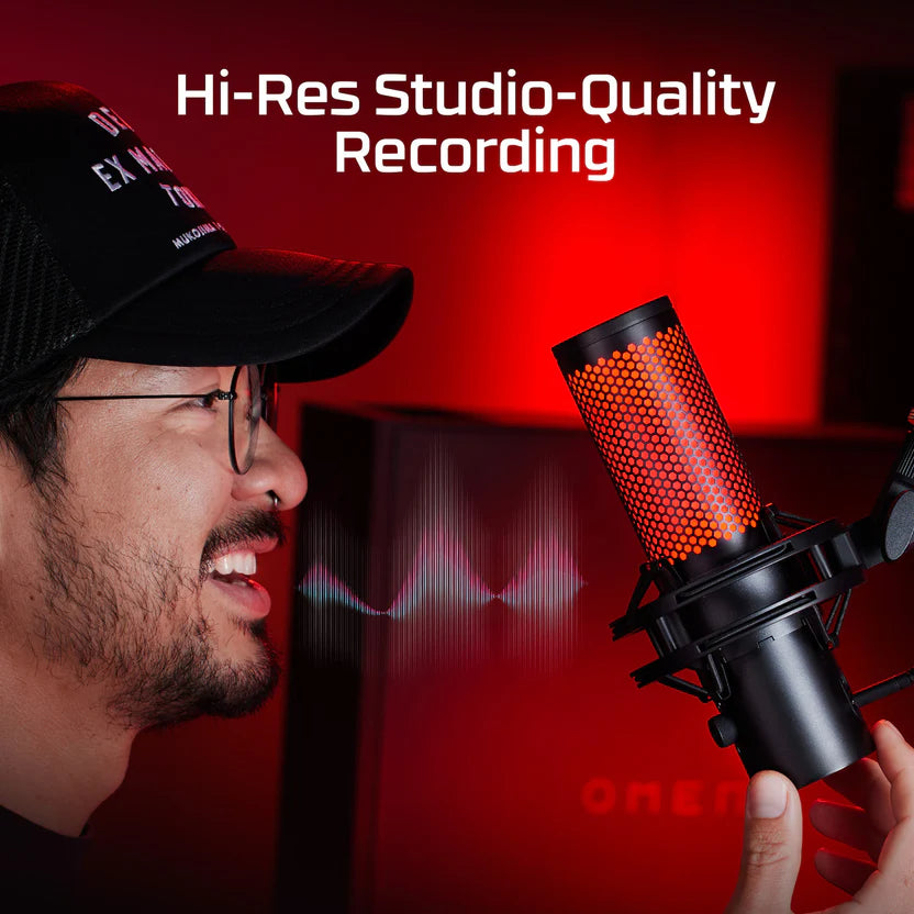 Micrófono HyperX QuadCast 2 BK Mic USB - Achorao