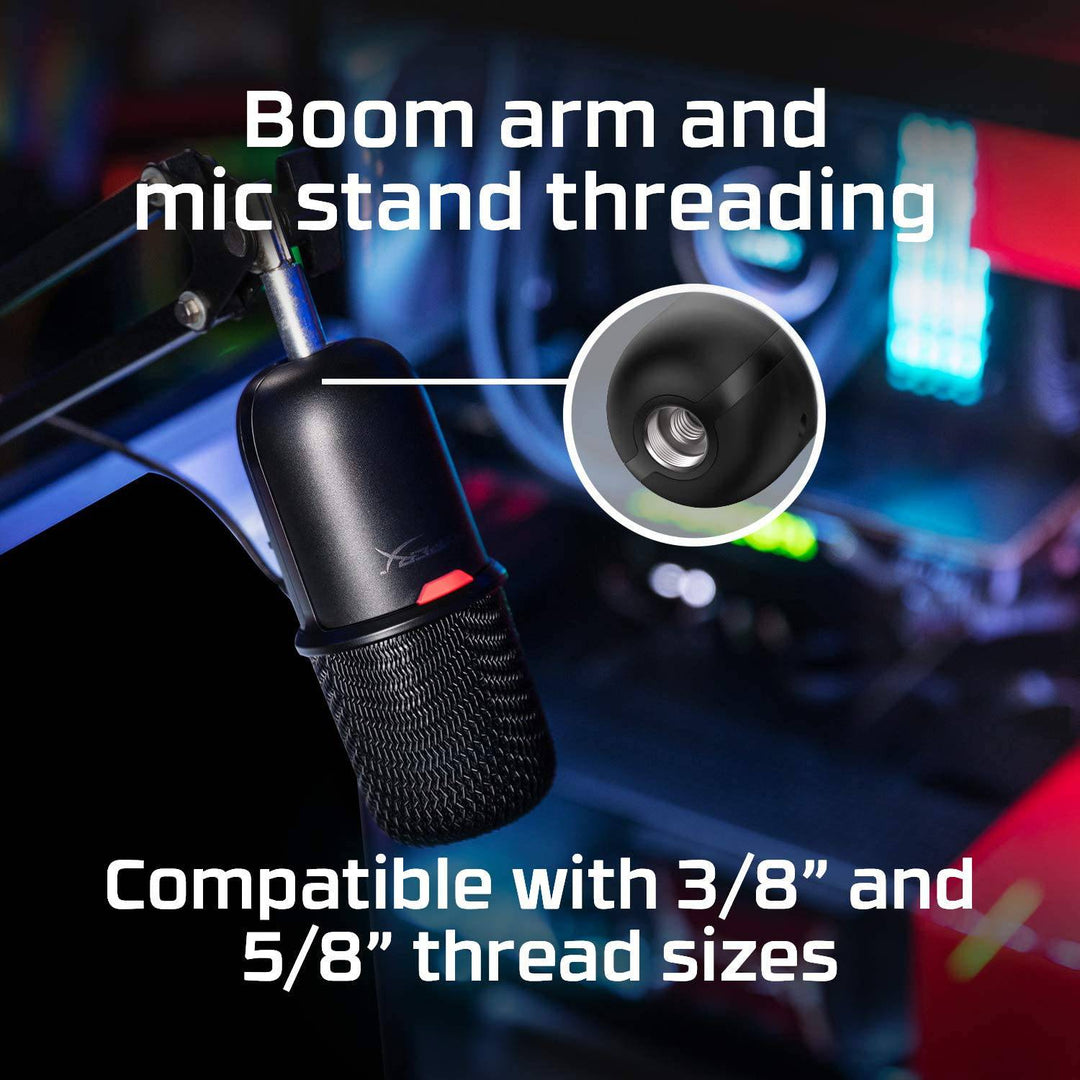Micrófono Gamer HyperX SoloCast Condensador Cardioide para Contenido - Achorao