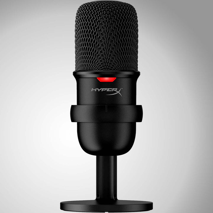 Micrófono Gamer HyperX SoloCast Condensador Cardioide para Contenido - Achorao