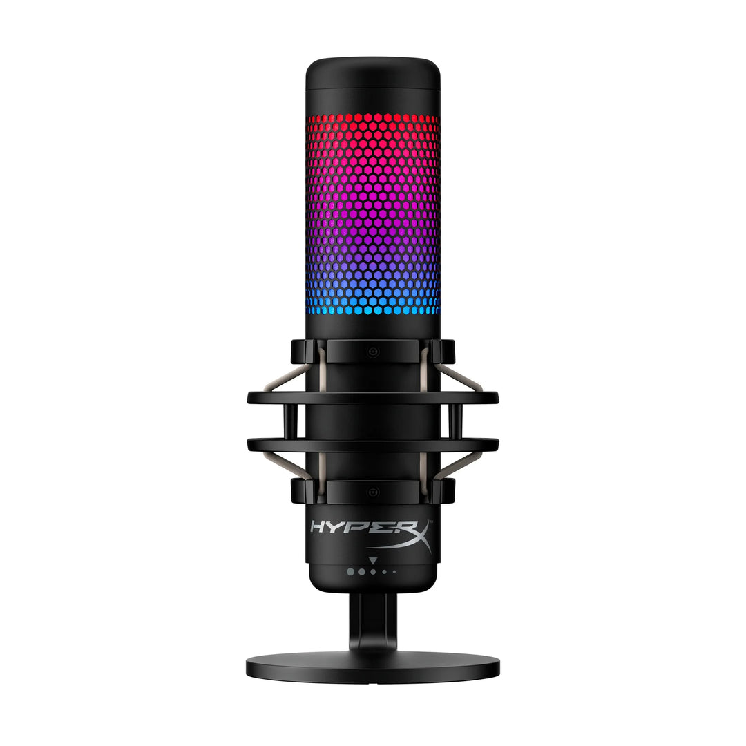 Micrófono Hyperx QuadCast S condensador USB rgb PC MAC PS5 PS4 - Achorao