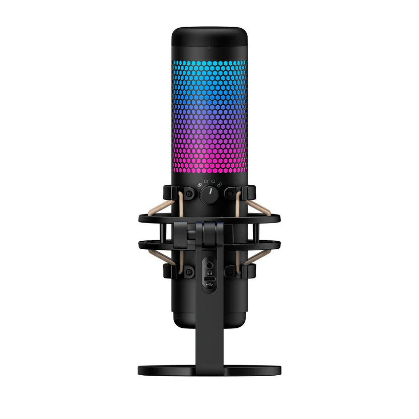 Micrófono Hyperx QuadCast S condensador USB rgb PC MAC PS5 PS4 - Achorao