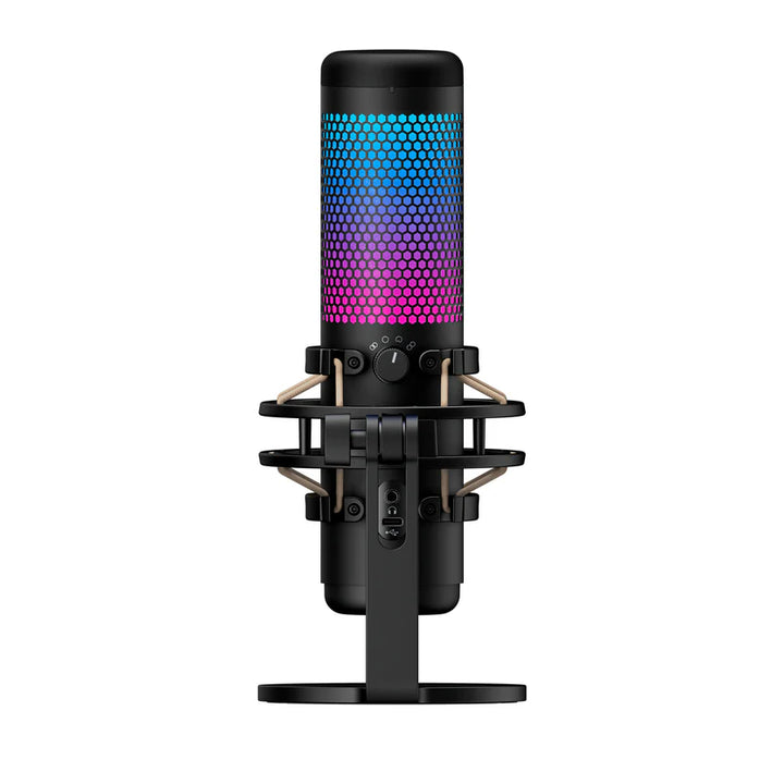 Micrófono Hyperx QuadCast S condensador USB rgb PC MAC PS5 PS4 - Achorao