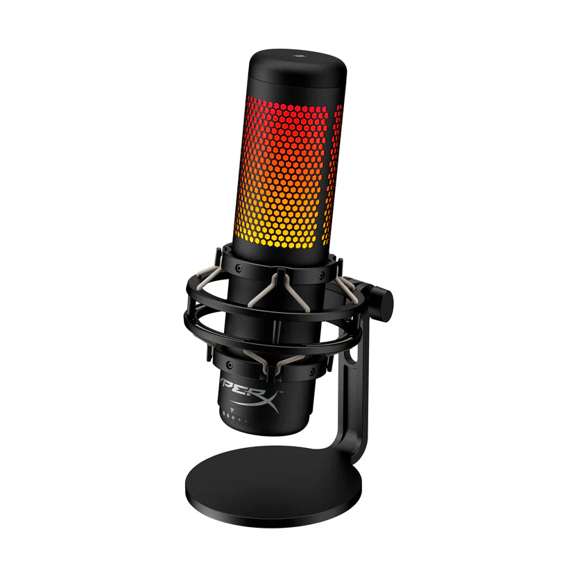 Micrófono Hyperx QuadCast S condensador USB rgb PC MAC PS5 PS4 - Achorao