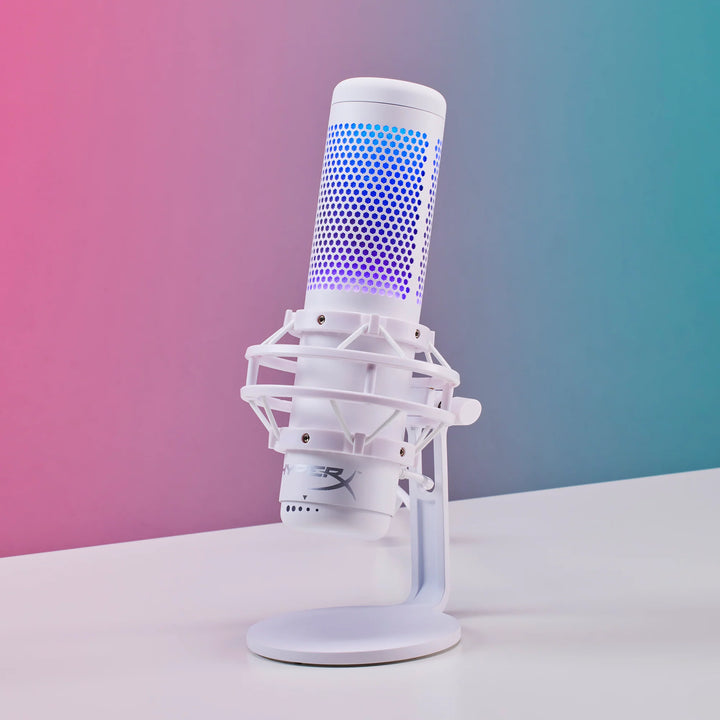Micrófono Hyperx QuadCast S condensador USB rgb PC MAC PS5 PS4 - Achorao