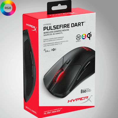 Mouse Gamer Hyperx Pulsefire Dart Wireless Qi Certified Rgb - Achorao