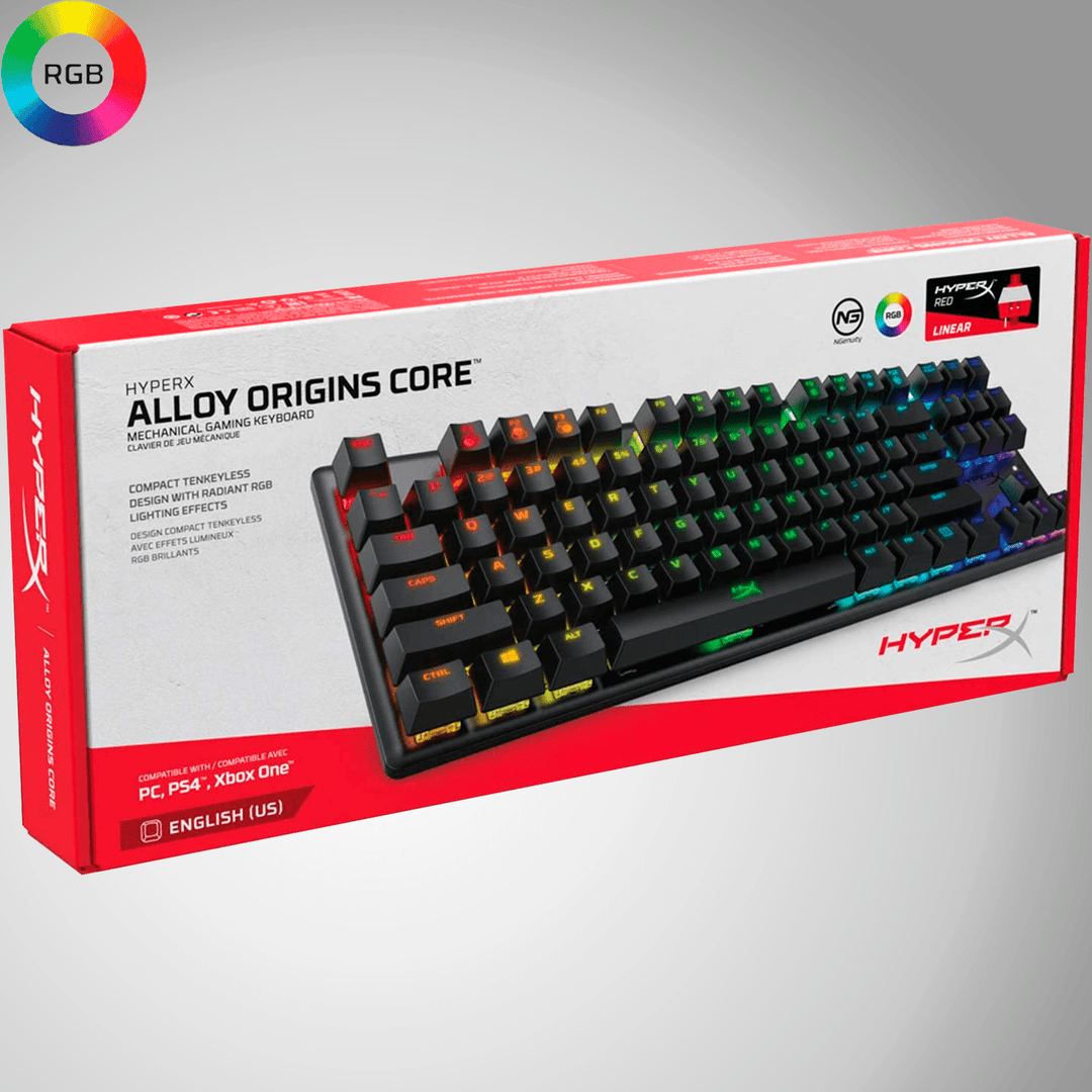 Teclado Gamer HyperX Alloy Origins Core TKL USB-C(P163B) - Achorao
