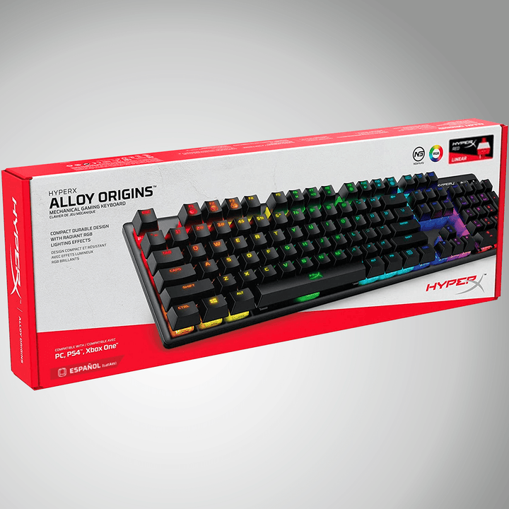 Teclado Gamer HyperX Alloy Origins RGB USB-C(P163B) - Achorao