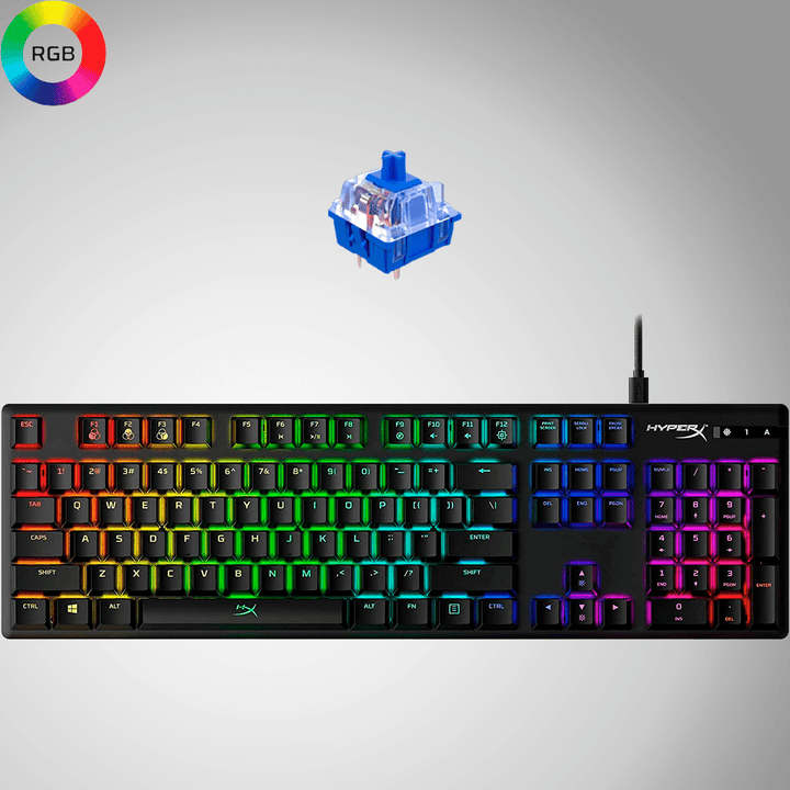 Teclado Gamer HyperX Alloy Origins RGB USB-C(P163B) - Achorao