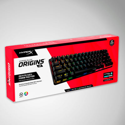 Teclado Gamer HyperX Alloy Origins 65% mecánico RGB(P163B) - Achorao