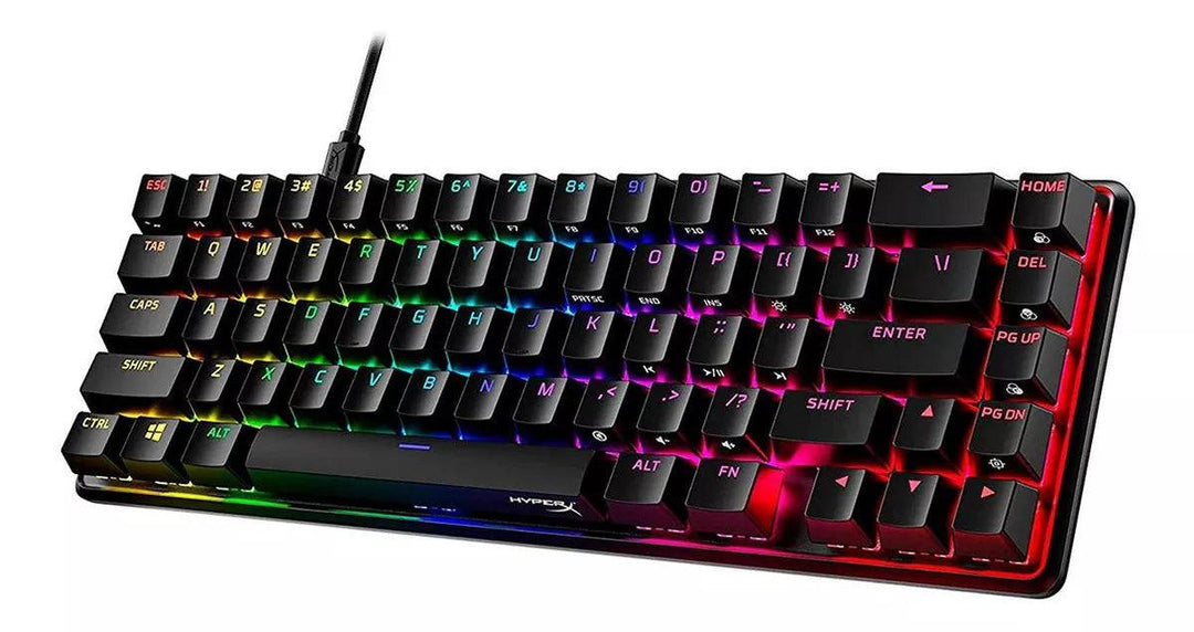 Teclado Gamer HyperX Alloy Origins 65% mecánico RGB(P163B) - Achorao