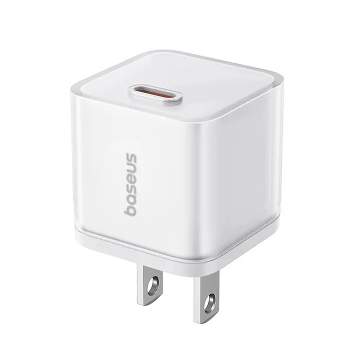 Cargador rápido USB-C Baseus GaN5S 20 W, 1 puerto, enchufe US - Achorao