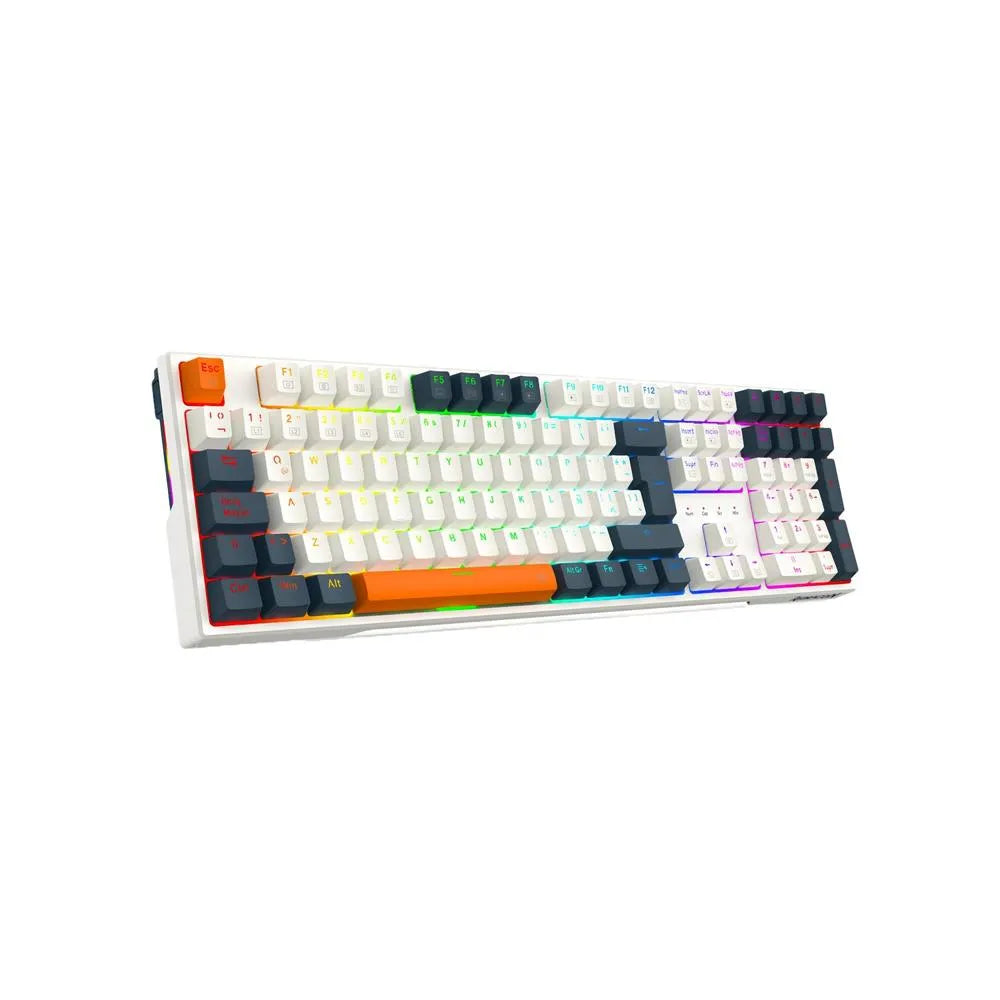 Teclado gamer Redragon Trundle K668WBO-RGB SP - Achorao