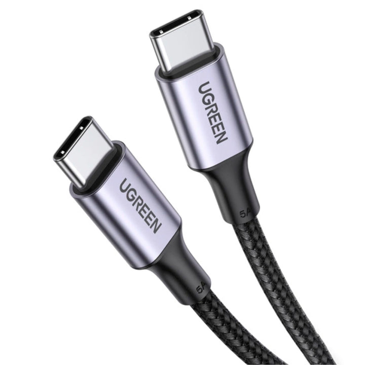 Cable USB-C UGREEN Trenzado con Carcasa de Aluminio Negro, Modelo US316, PN 70427