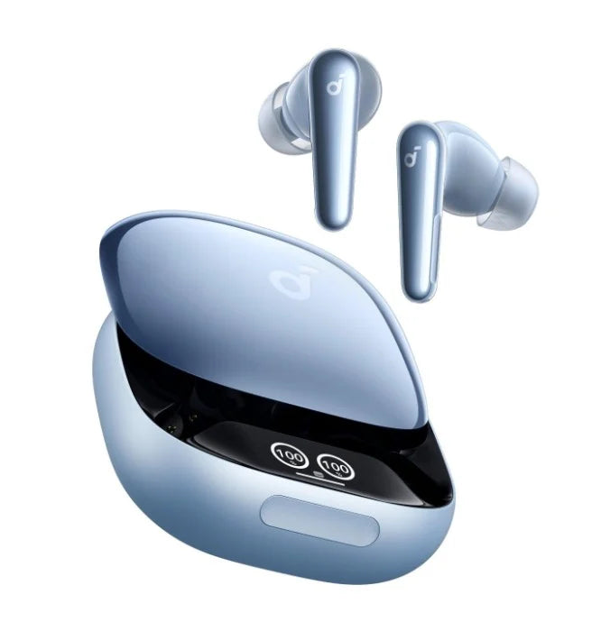 Audífonos inalámbricos Soundcore Liberty 4 Pro, color Glossy Light Blue