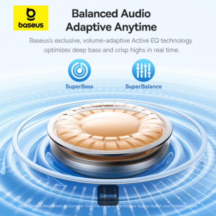 Audífonos Inalámbricos BASEUS BP1 PRO con cancelación de ruido, IP55, Batería de 55 horas, 6 micrófonos IA