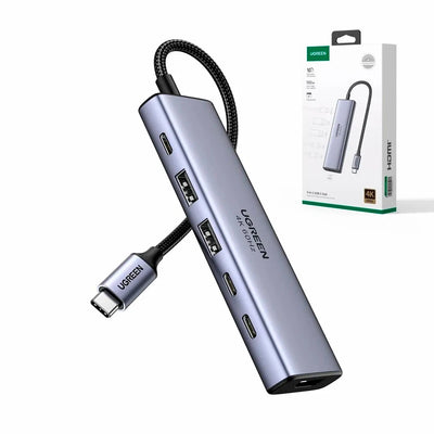 Adaptador Multifunción UGREEN USB-C CM511 - 6 en 1 - Achorao