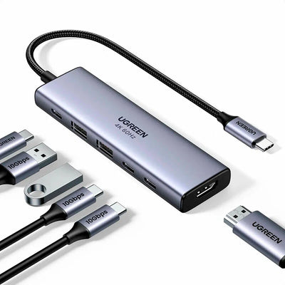 Adaptador Multifunción UGREEN USB-C CM511 - 6 en 1 - Achorao