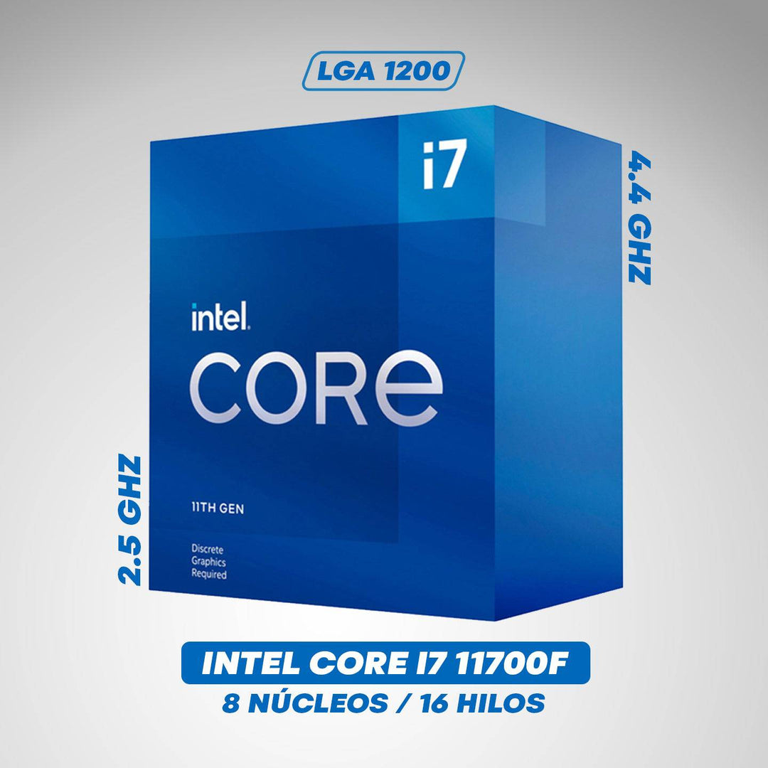 Procesador Intel Core I7 11700F 2.50 GHZ/4.90 GHZ / 16MB LGA1200 - Achorao