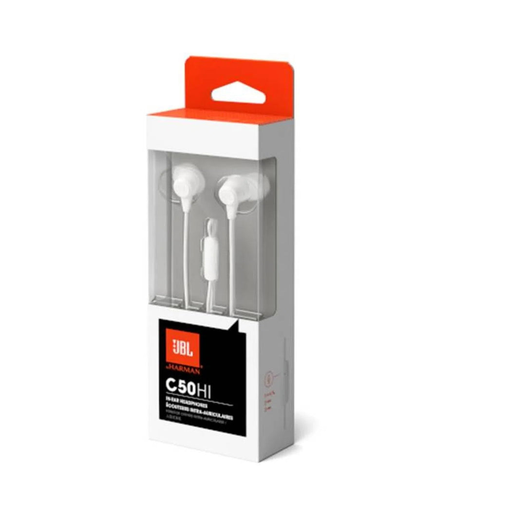 Audifonos JBL C50HI In-ear c/ Microfono Superior Bass - Achorao