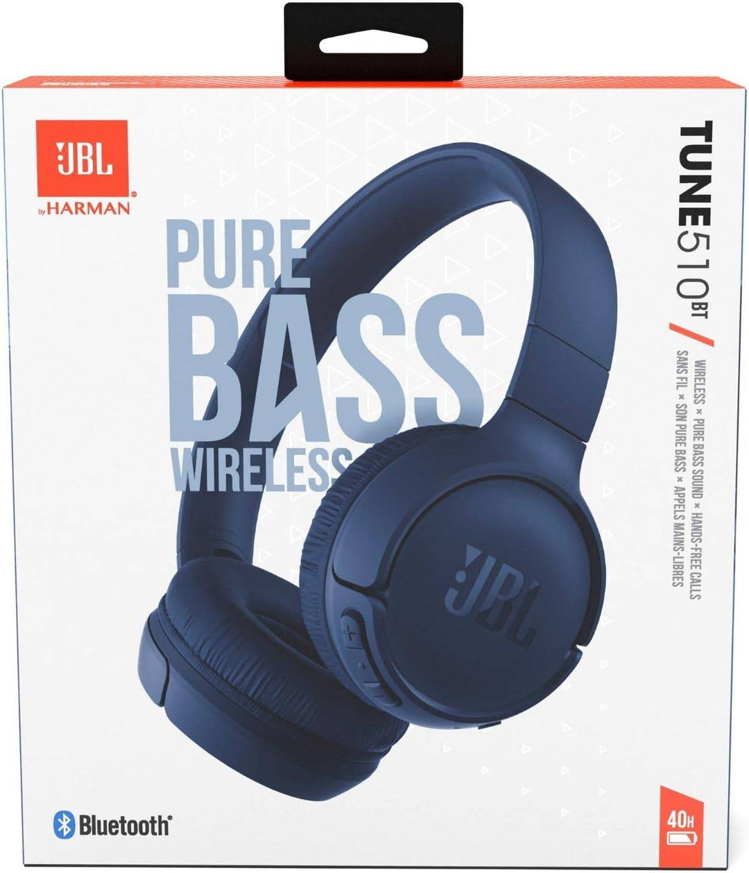 Audifonos JBL Tune 510BT Bluetooth 5.0 Pure Bass 40h - Achorao