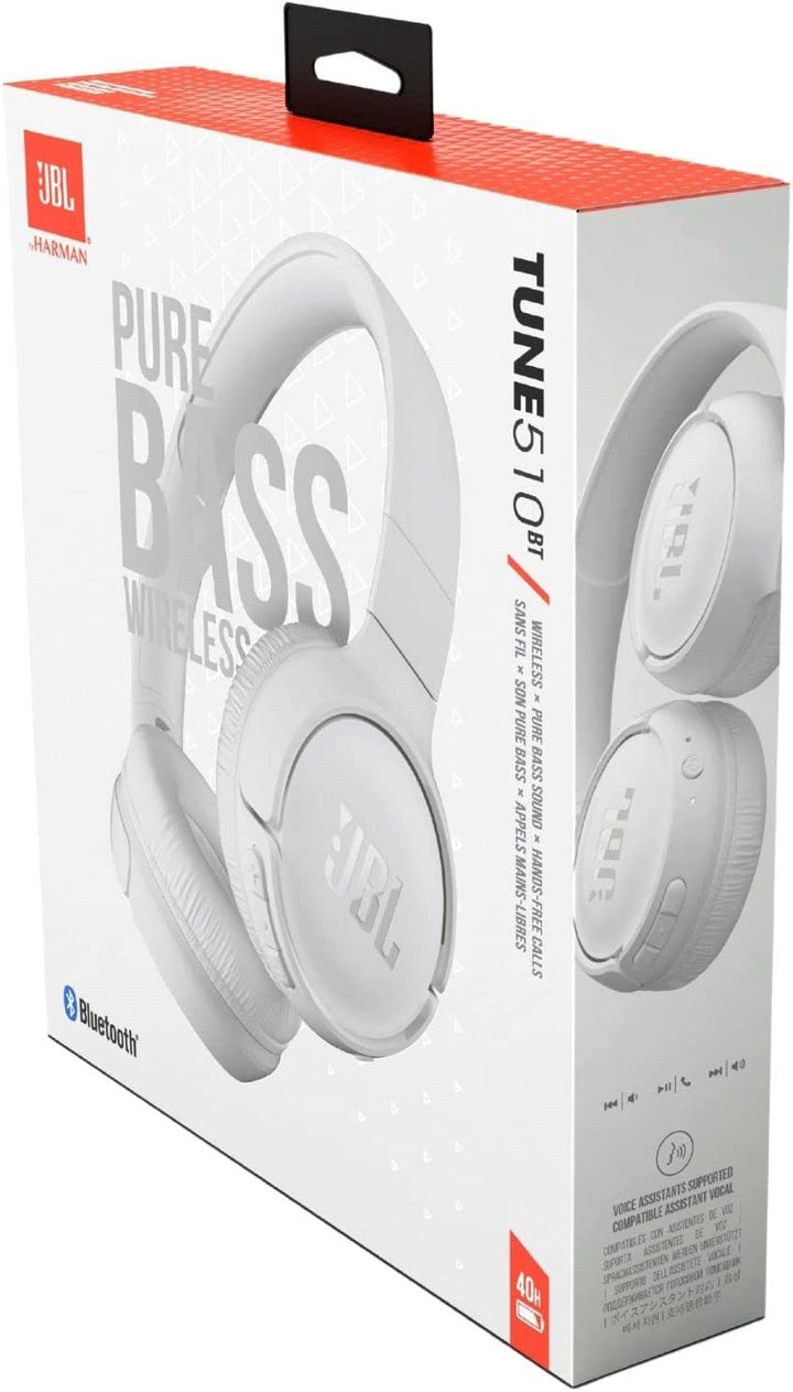 Audifonos JBL Tune 510BT Bluetooth 5.0 Pure Bass 40h - Achorao