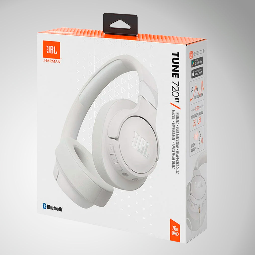 Audífonos inalámbricos JBL Tune 720 BT, blanco | Achorao