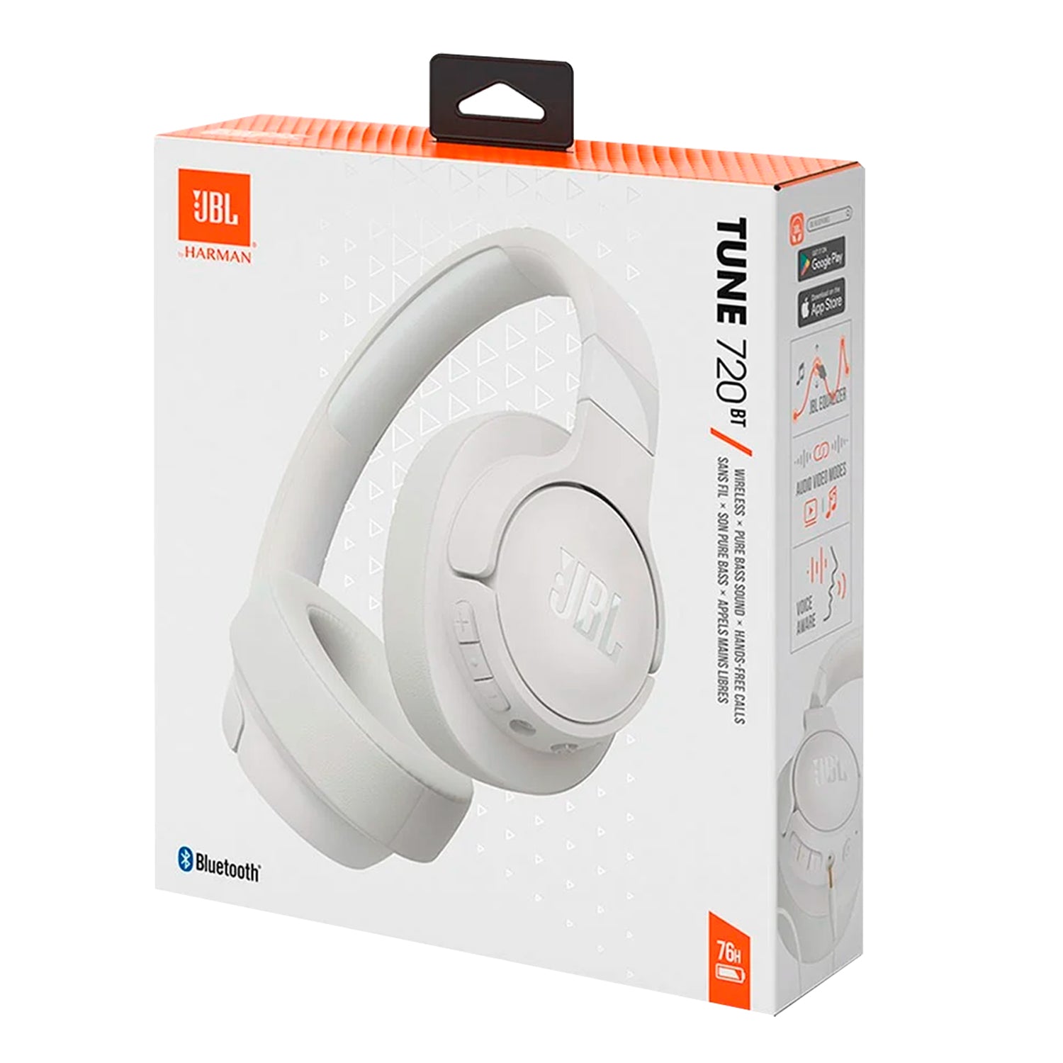 JBL TUNE 720 BT ホワイト　新品未開封　訳あり特化 JBL TUNE 720 BT ホワイト ワイヤレスヘッドホン JBL Tune 720BT