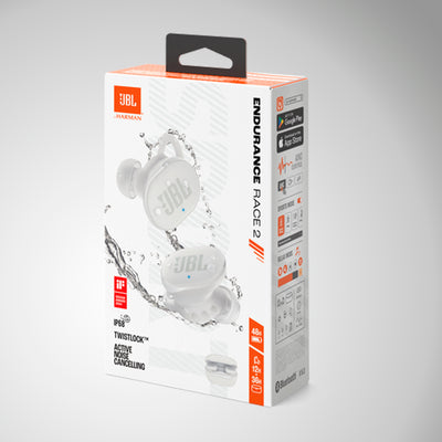 Audifonos JBL Endurance race 2 Headphones NC - White - Achorao