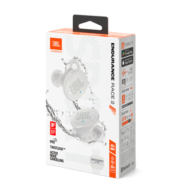 Audifonos JBL Endurance race 2 Headphones NC - White - Achorao