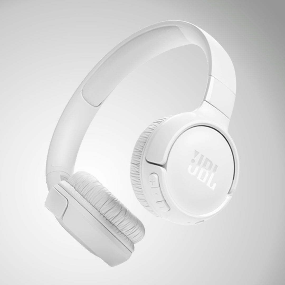 JBL Auriculares Tune 520BT, inálambricos por Bluetooth, 57 horas de reproducción con Pure Bass, plegables - Achorao