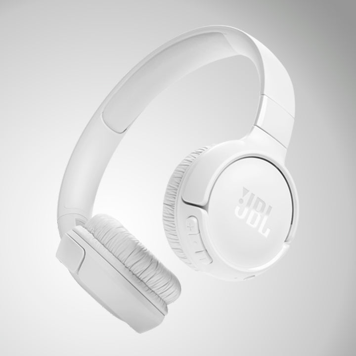 JBL Auriculares Tune 520BT, inálambricos por Bluetooth, 57 horas de reproducción con Pure Bass, plegables - Achorao