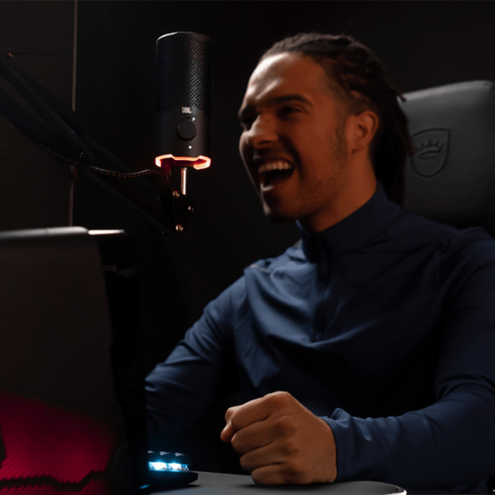 JBL Quantum Stream Micrófono USB premium doble para streaming, grabación y juegos - Achorao