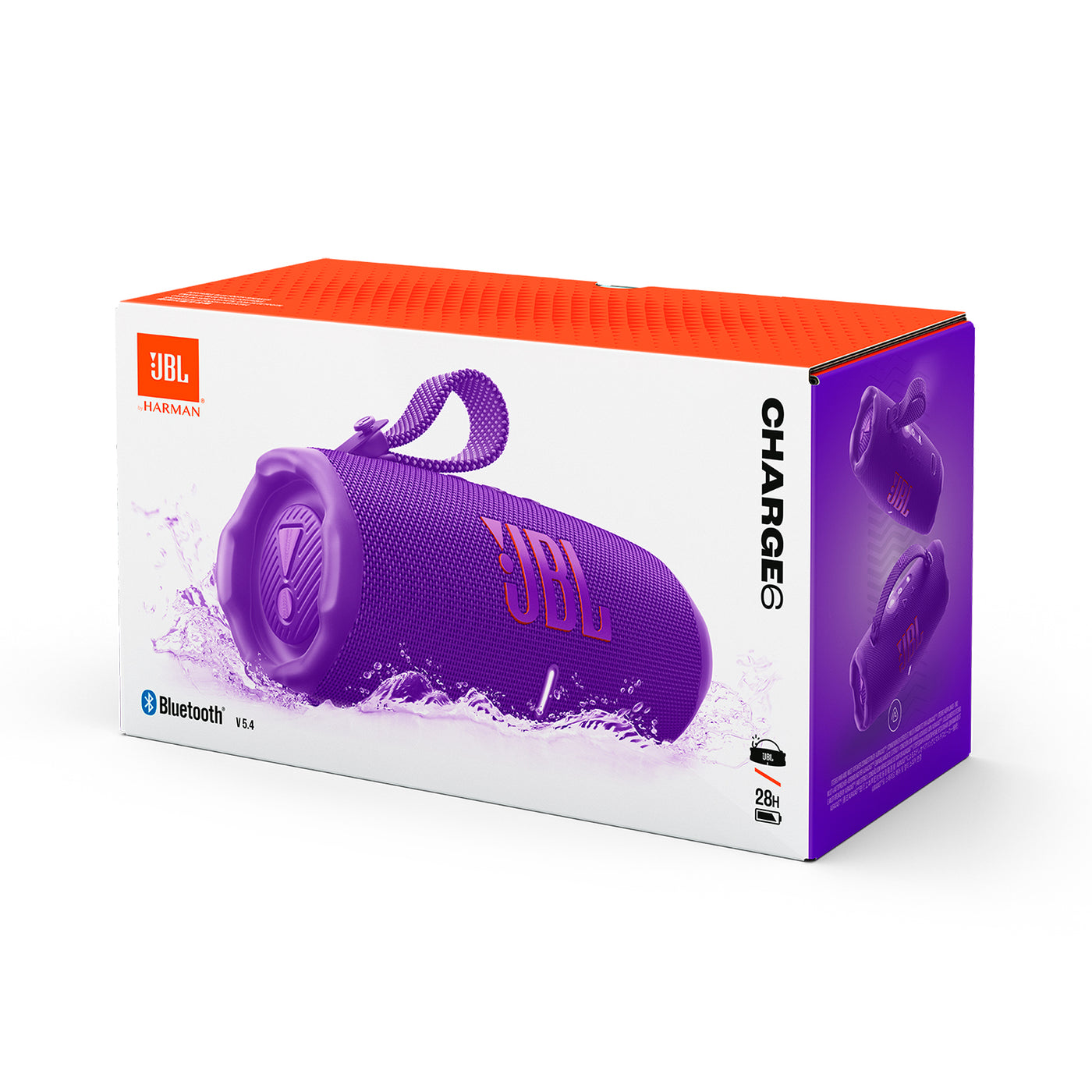 Parlante portátil JBL Charge 6 BT Speaker Purple - Achorao