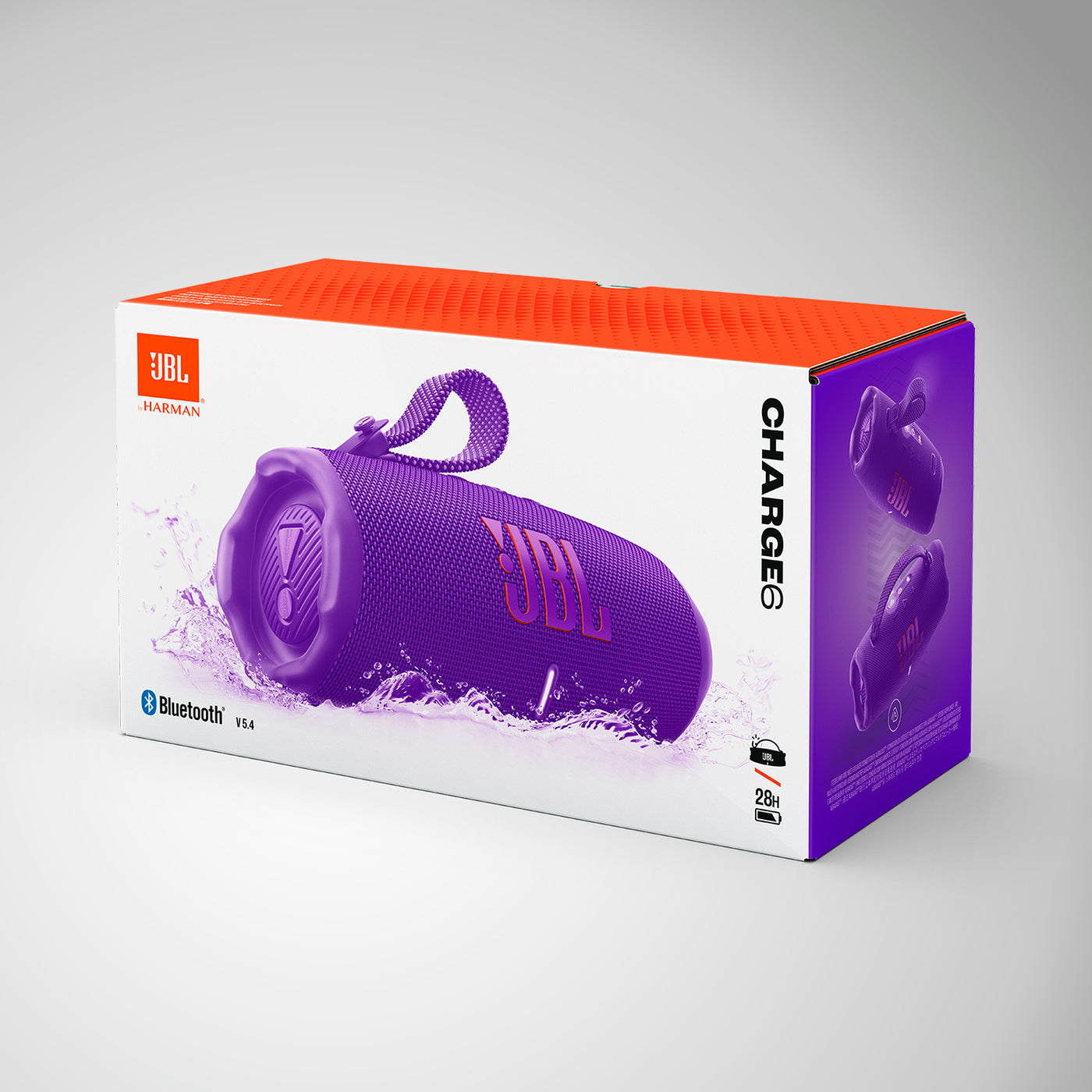 Parlante portátil JBL Charge 6 BT Speaker Purple - Achorao