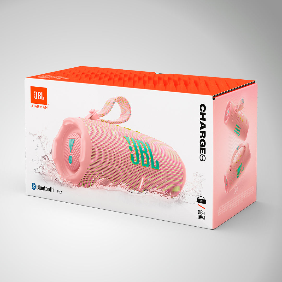Parlante Bluetooth portátil JBL Charge 6 Pink - Achorao